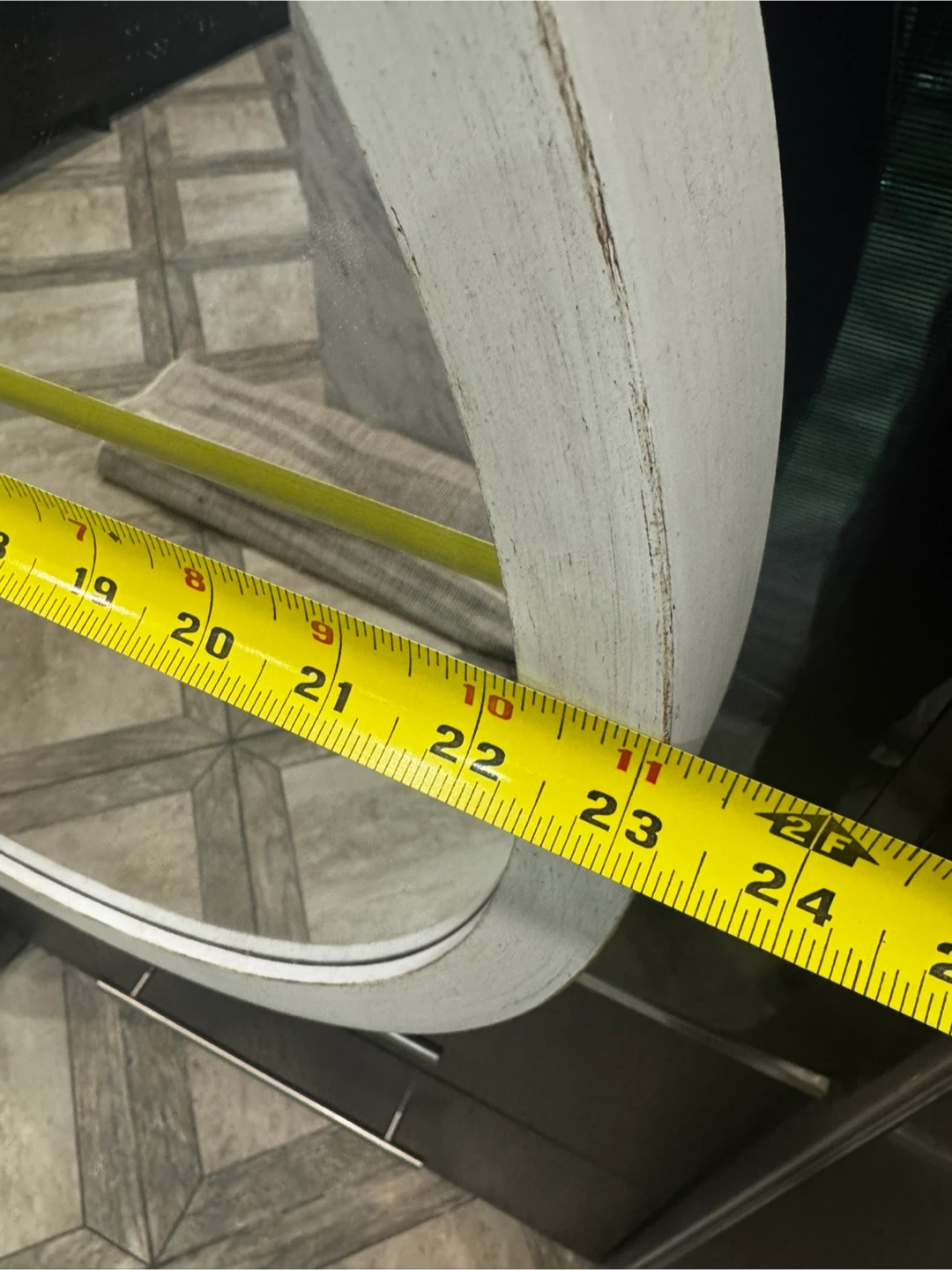 Oval Wall Mirror with Rope Hanger - photo 2