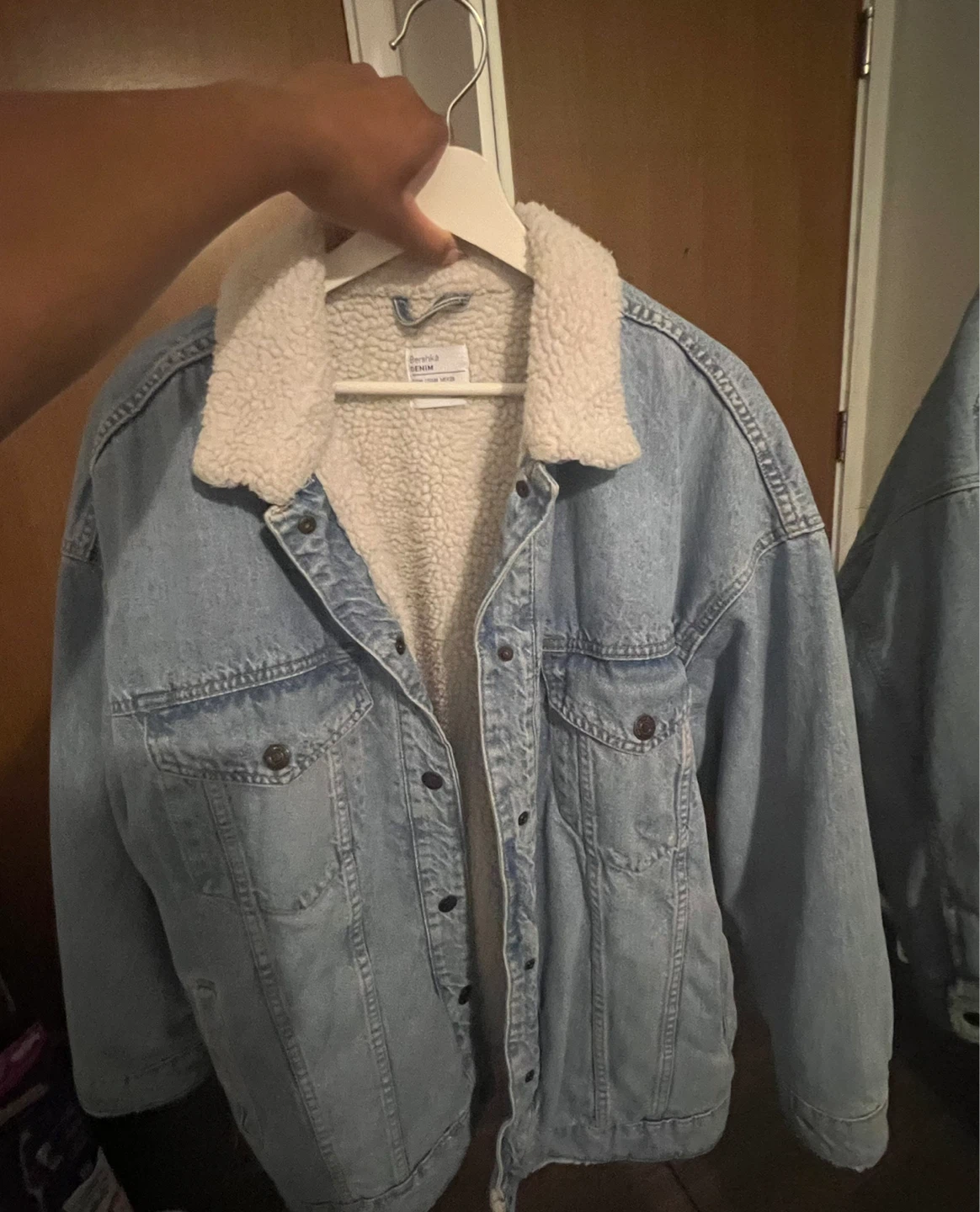 Denim Sherpa Jacket