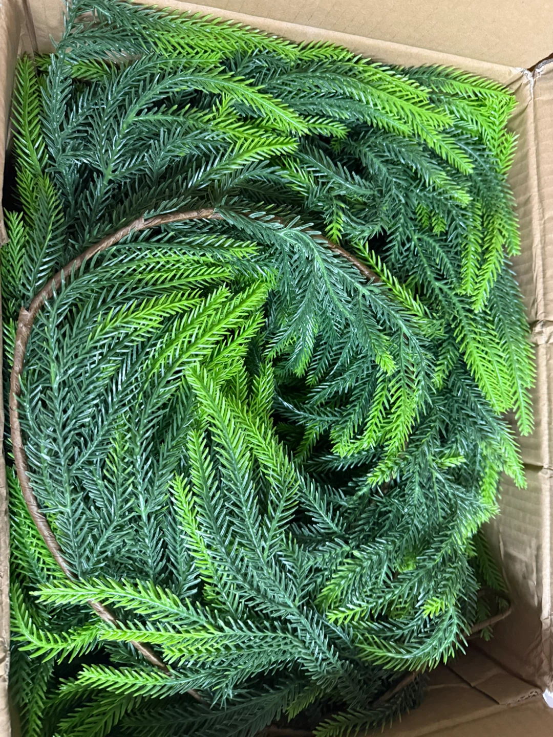 Pabrey Artificial Norfolk Pine Garlands 4 Pcs 6 Ft