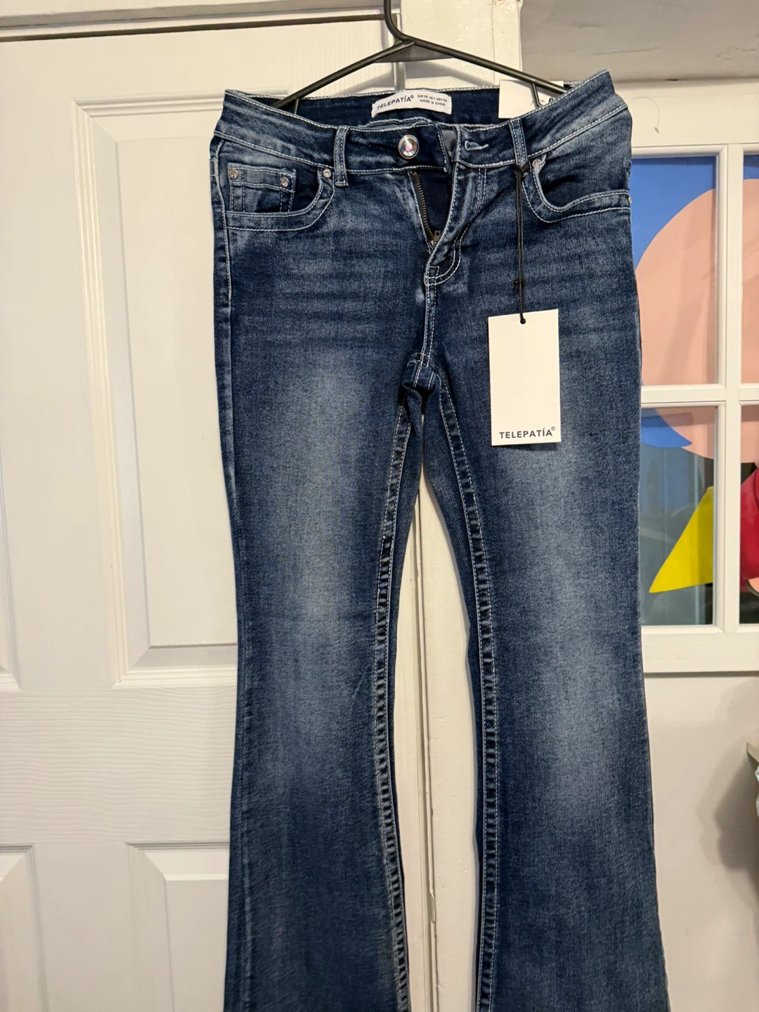 Telepatia Mid Rise Bootcut Jeans - Size 7/28 - photo 2