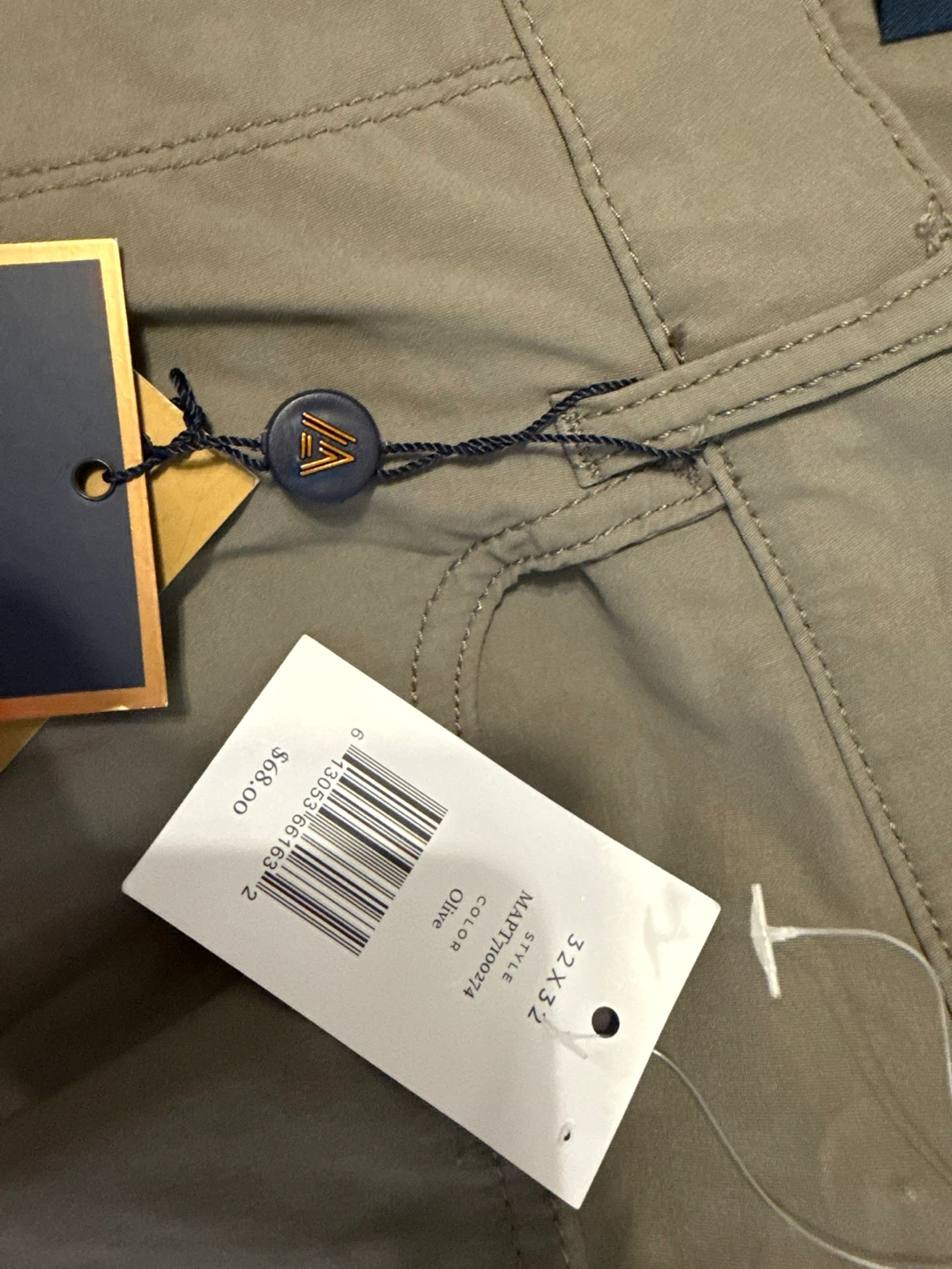 Stretch Chino Pants Olive 32x32 - photo 2
