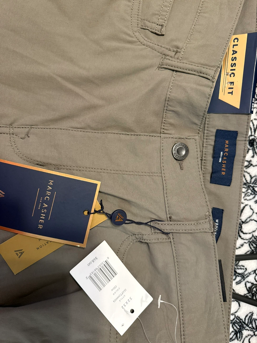 Stretch Chino Pants Olive 32x32