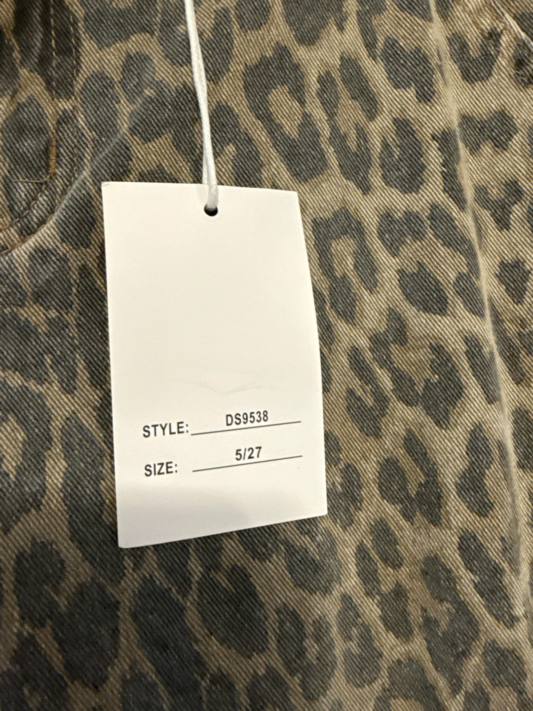 Disclosure Leopard Print Cargo Pants Size 5/27 - photo 3