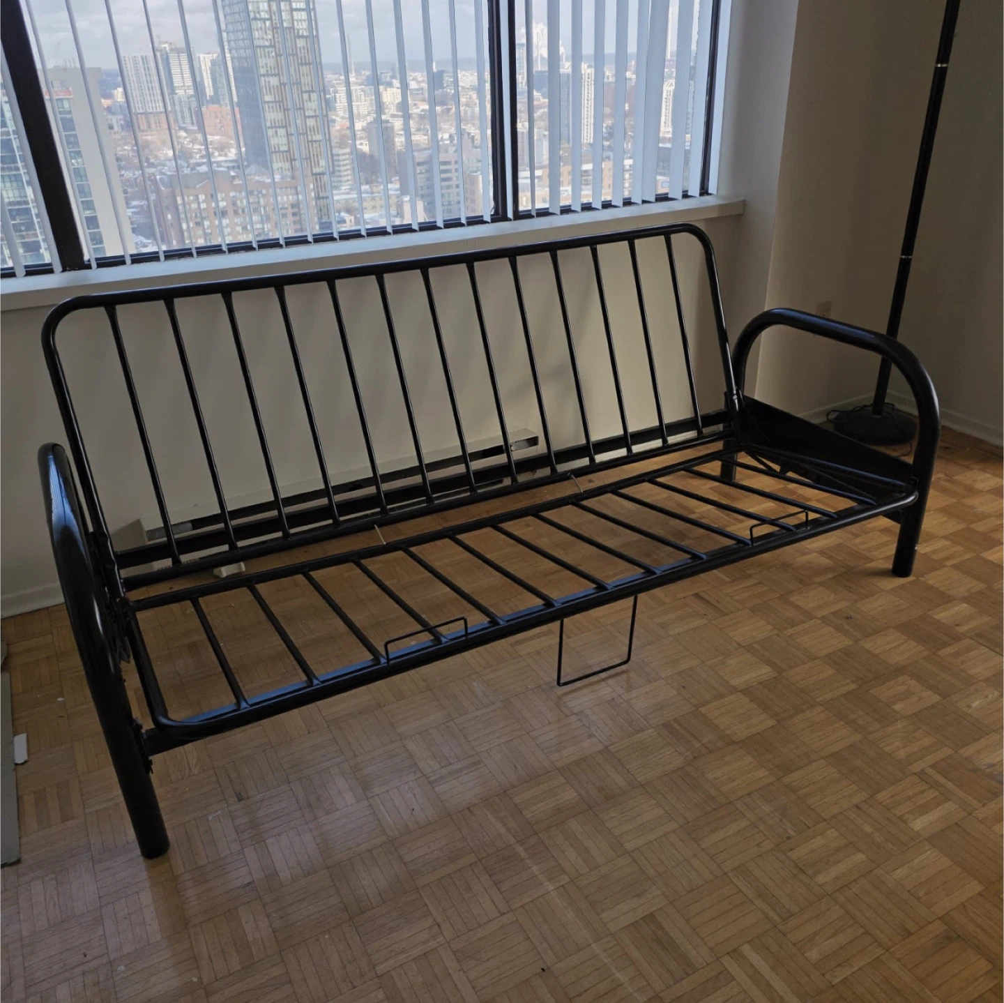 Black Metal Futon (Frame ONLY) - photo 2