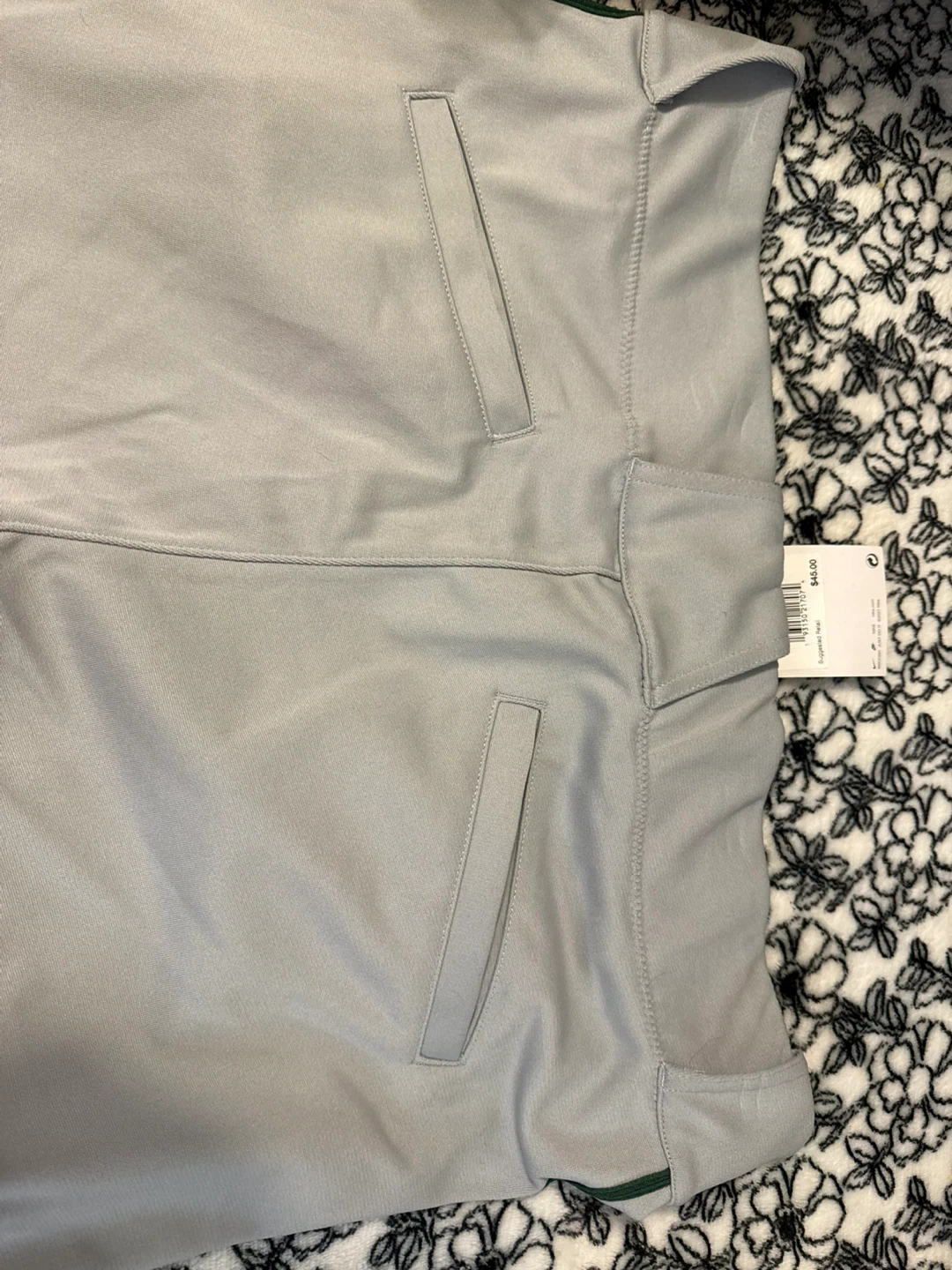 Nike Baseball Pants Gray Green Men's Size Large - photo 2