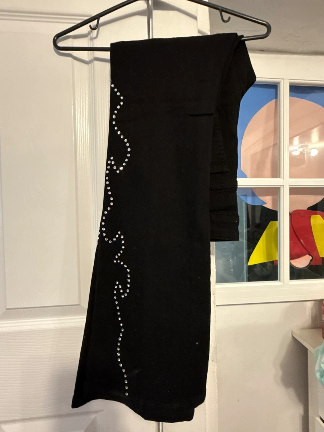 Rhinestone Bootcut Fit Denim Pants Size 7/28 13/31 - photo 3