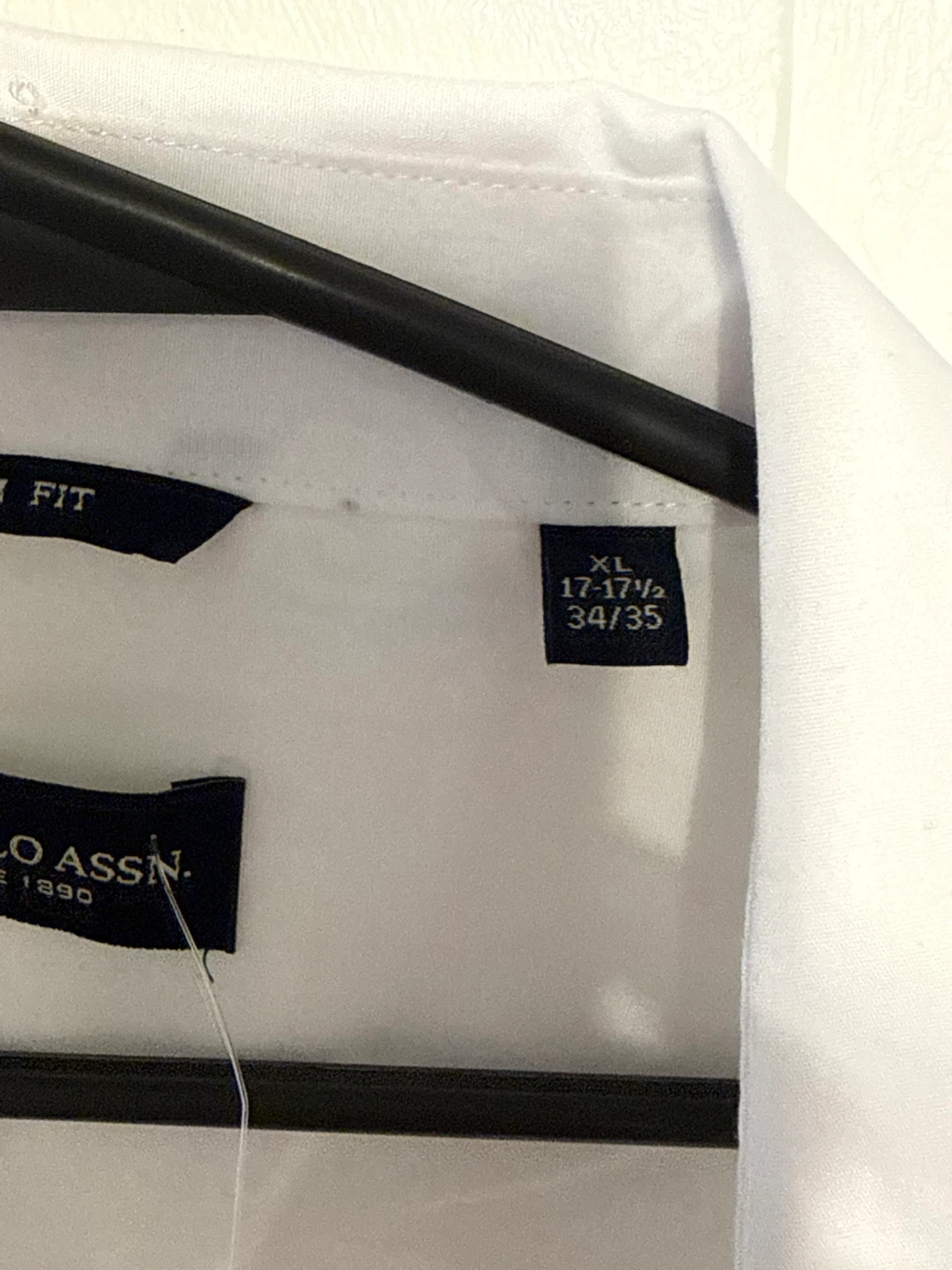 U.S. Polo Assn. Men's White Dress Shirt XL - photo 2