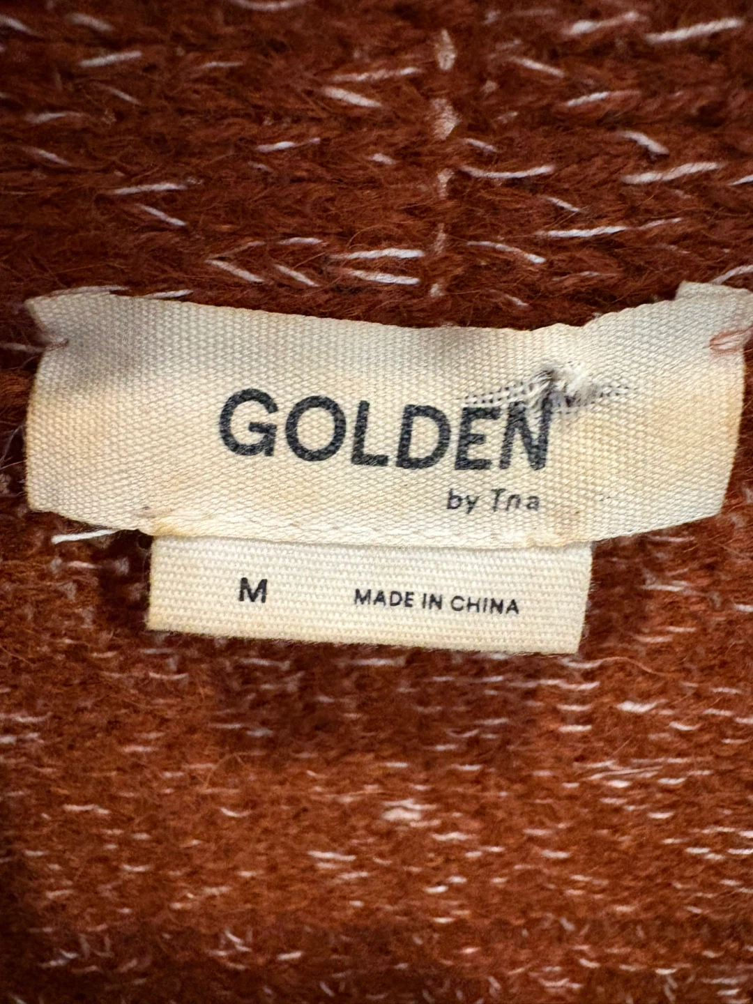 Golden by Tna Women's Shawl Collar Cardigan Sweater - Size M - photo 3
