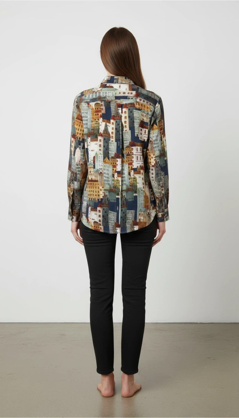 Long Sleeve Button-Up Shirt, size M and size L - photo 2