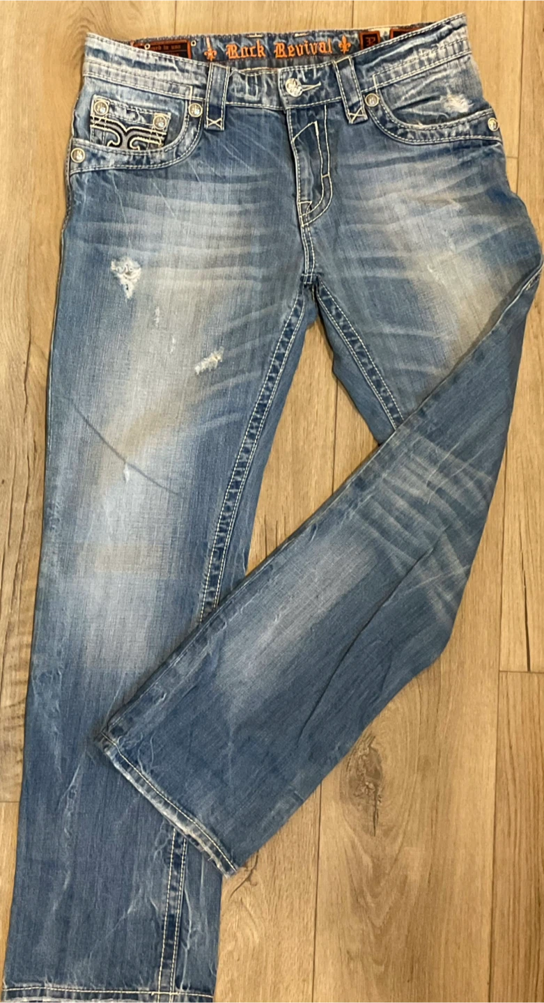 Rock Revival John Straight Jeans Size 32