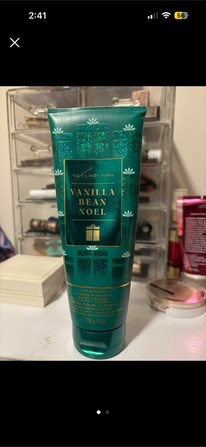 Bath & Body Works Vanilla Bean Noel Body Cream
