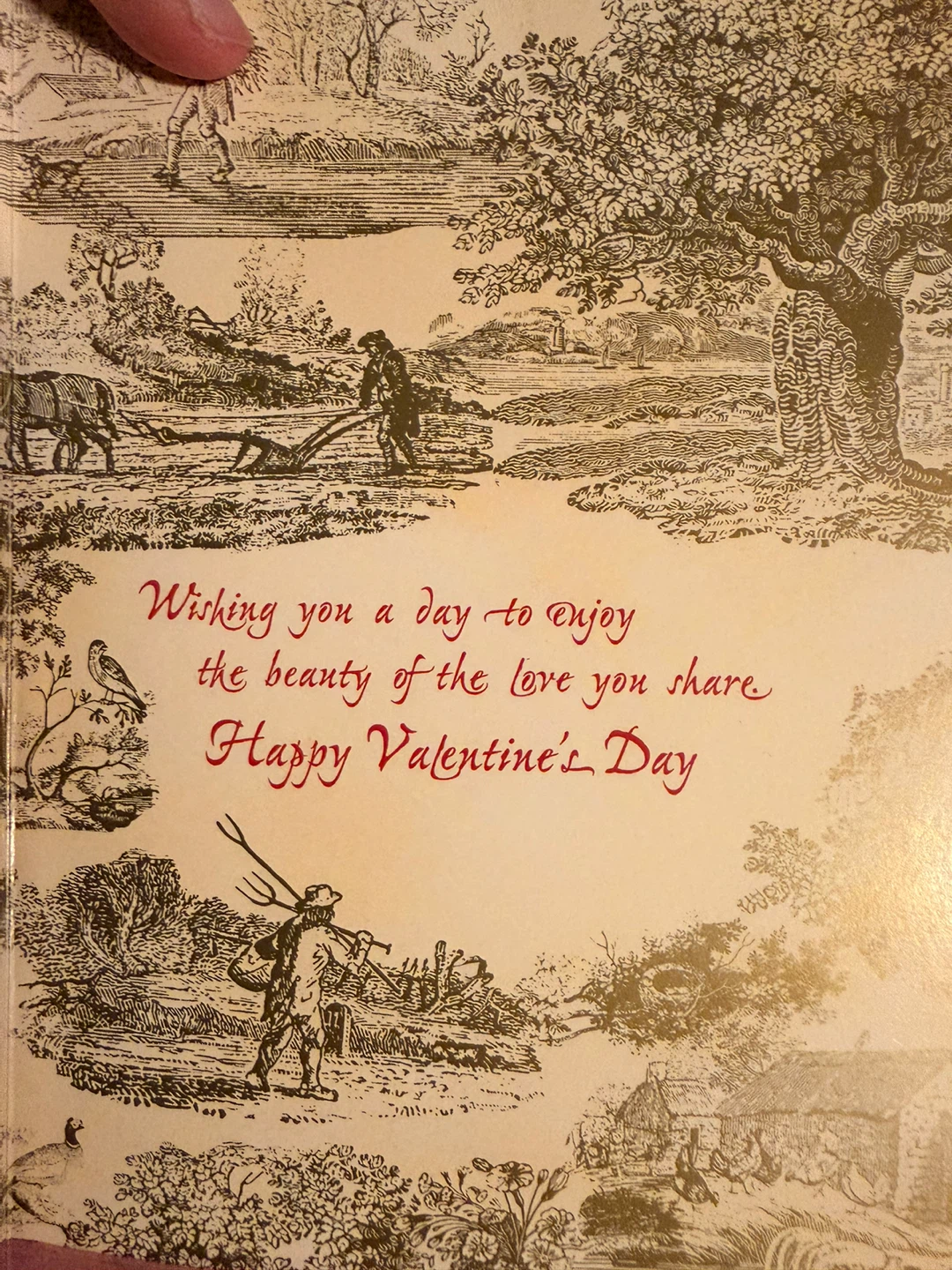 Vintage "Mom & Dad" Valentine's Day Card