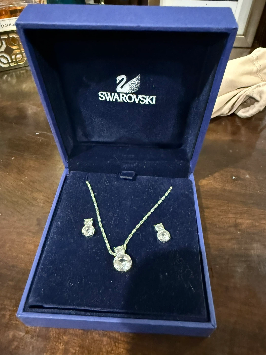 Swarovski Crystal Necklace and Earrings Set - photo 3