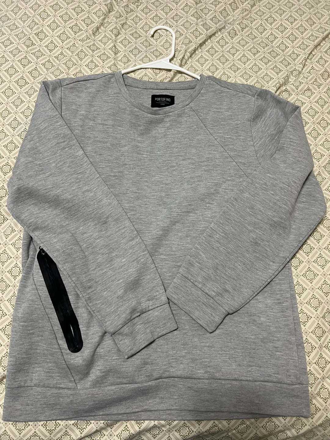 Portofino Grey Crewneck Sweatshirt Size Large