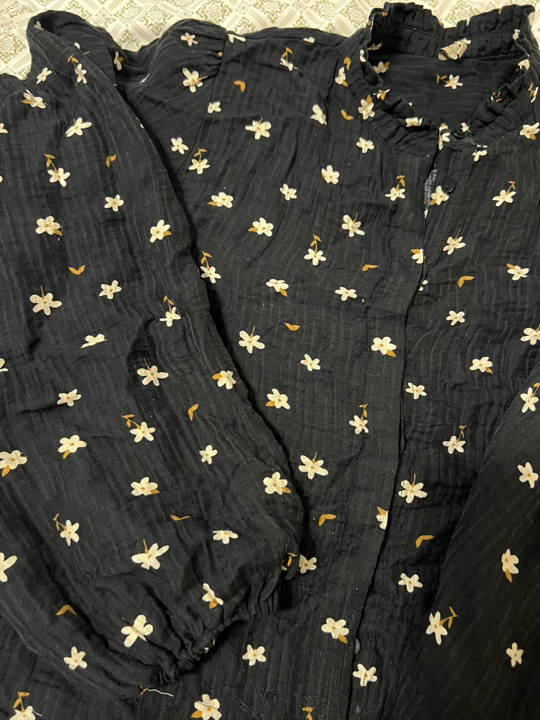SOYA CONCEPT Black Floral Button-Up Blouse - photo 3