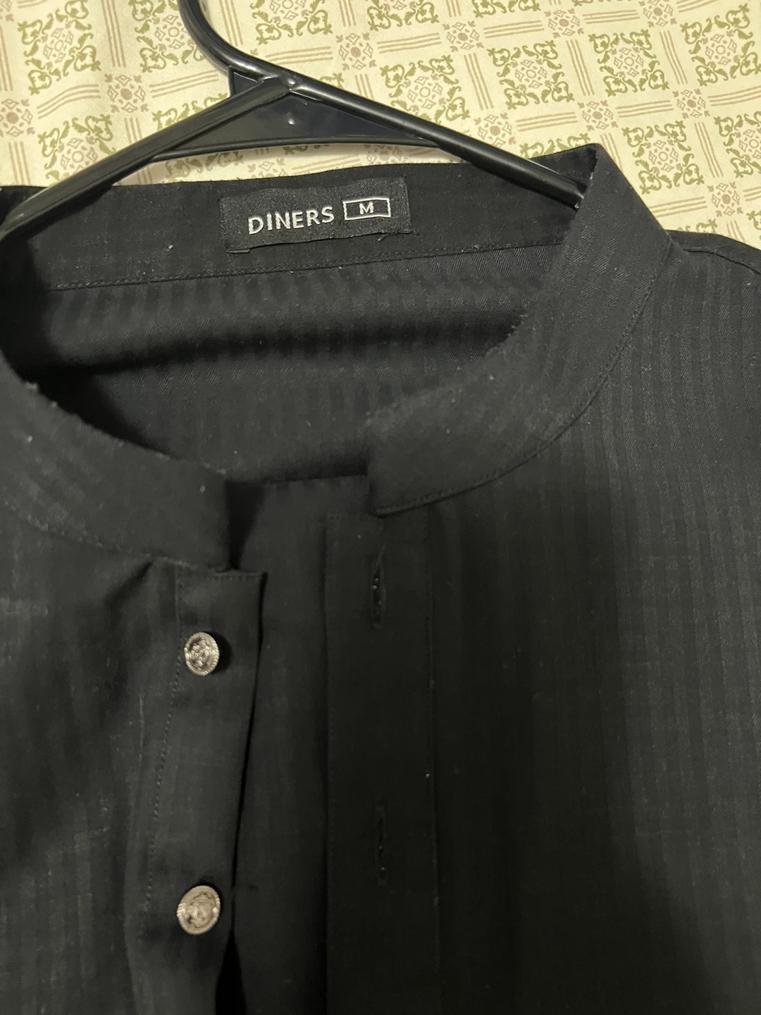 Diners Black Kurta Shirt - Size M - photo 3