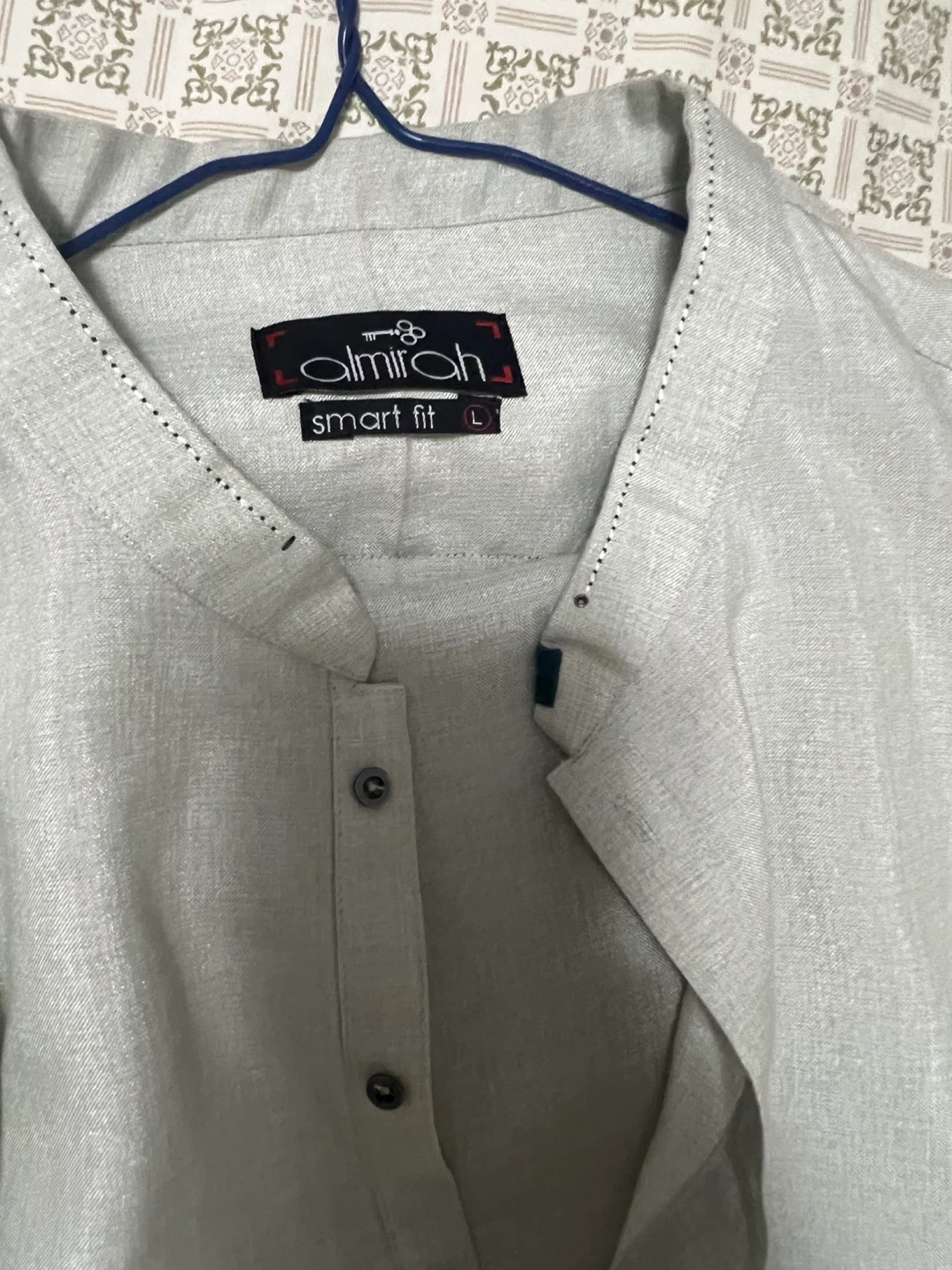 Almirah Men's kurta - Grey, Size L - photo 2