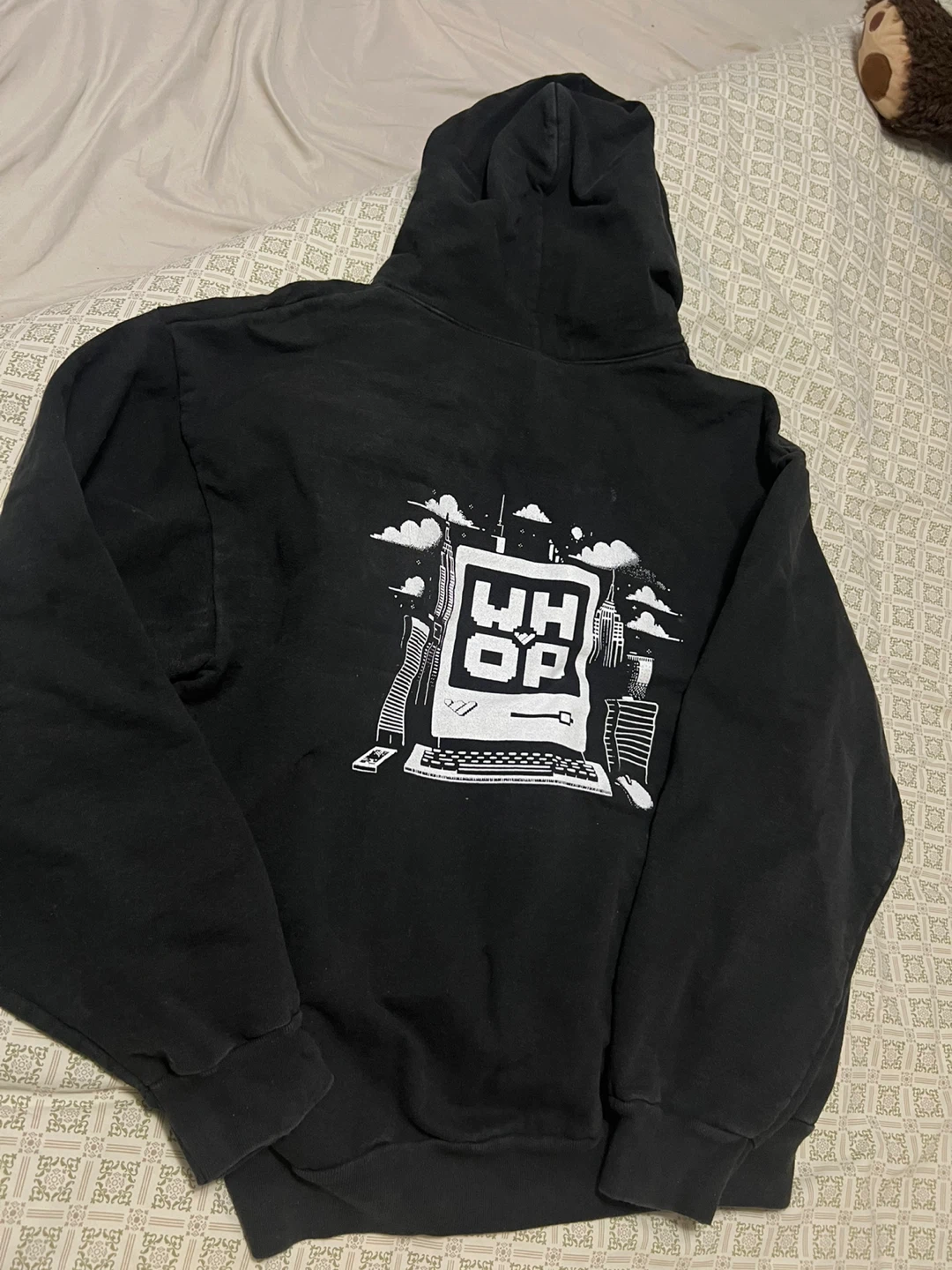 Black WHOP.COM Hoodie - photo 2