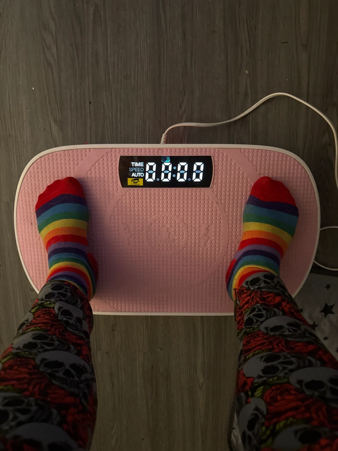 Pink Vibration Fitness Plate