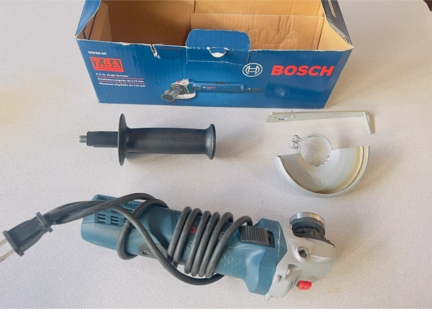 Bosch 4 1/2 in. Angle Grinder GWS8-45 - photo 2