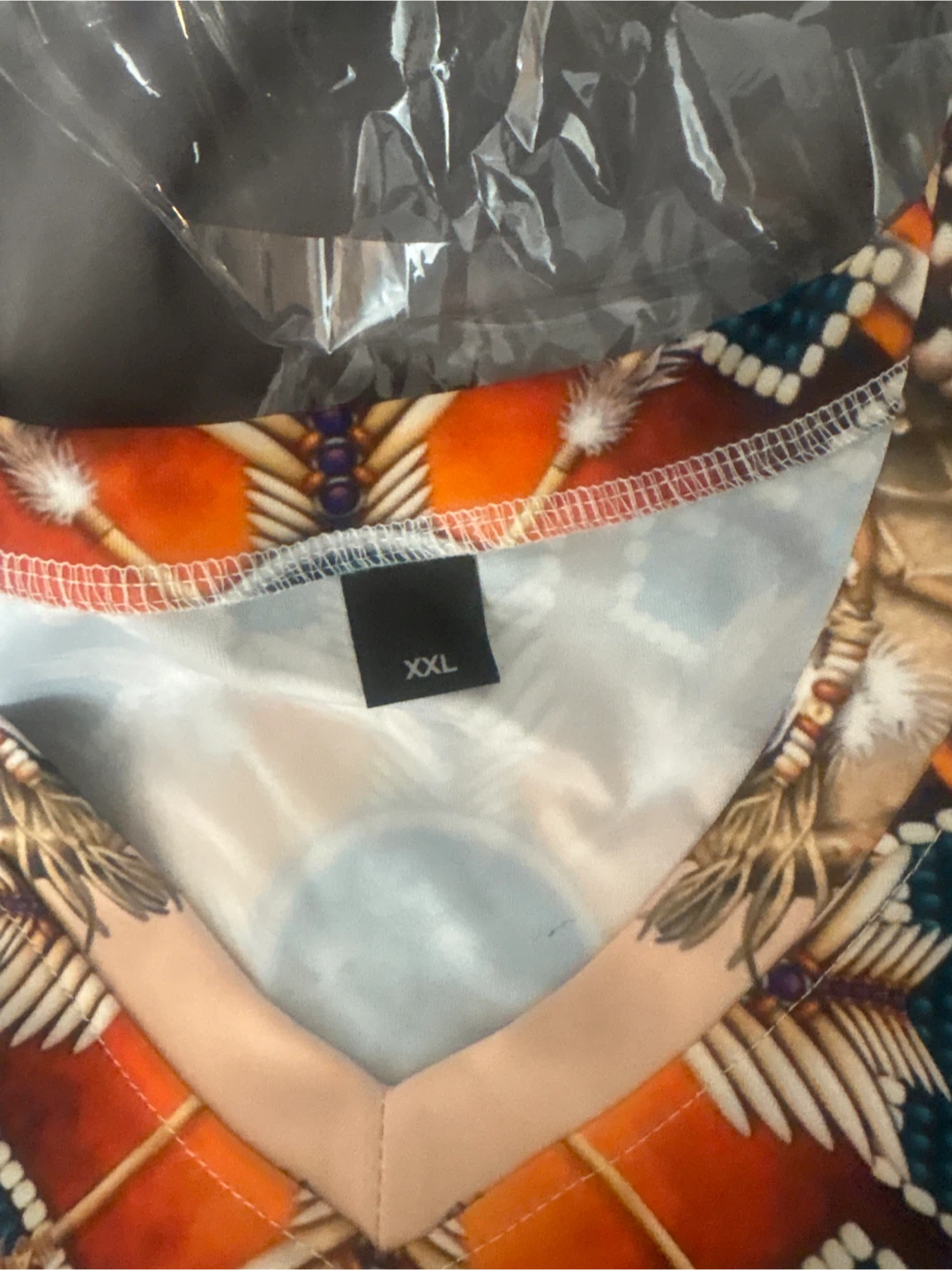 T-Shirt with Native American inspired print - XXL - photo 2