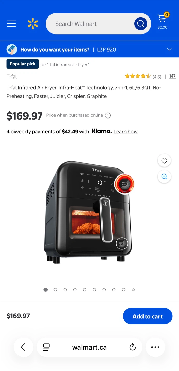 T-fal Infrared Air Fryer - photo 3