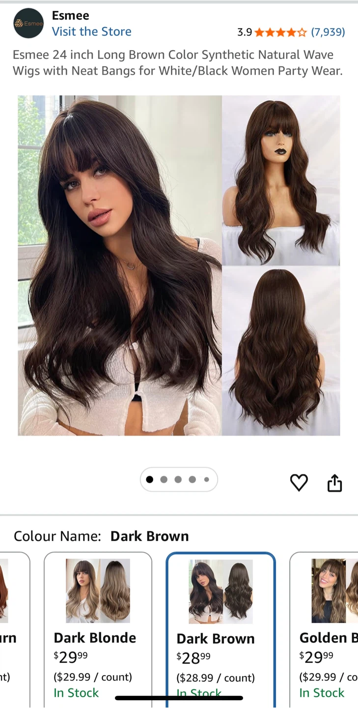 24-Inch Wavy Wig