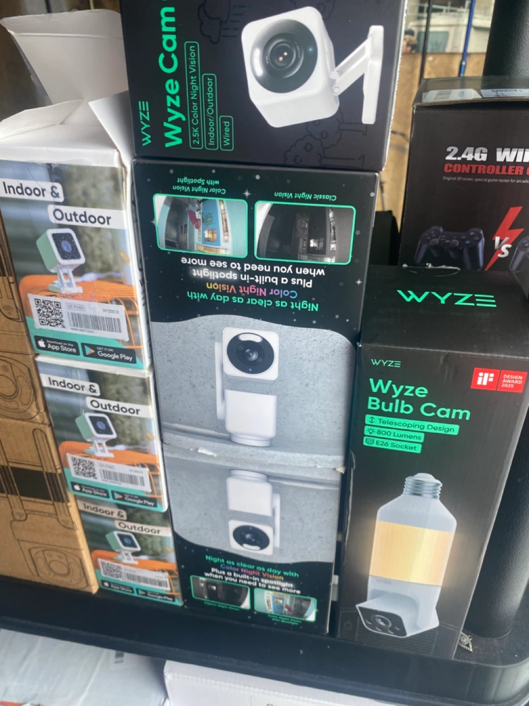 Wyze Cam 2.5K Color Night Vision Wired Indoor/Outdoor Camera
