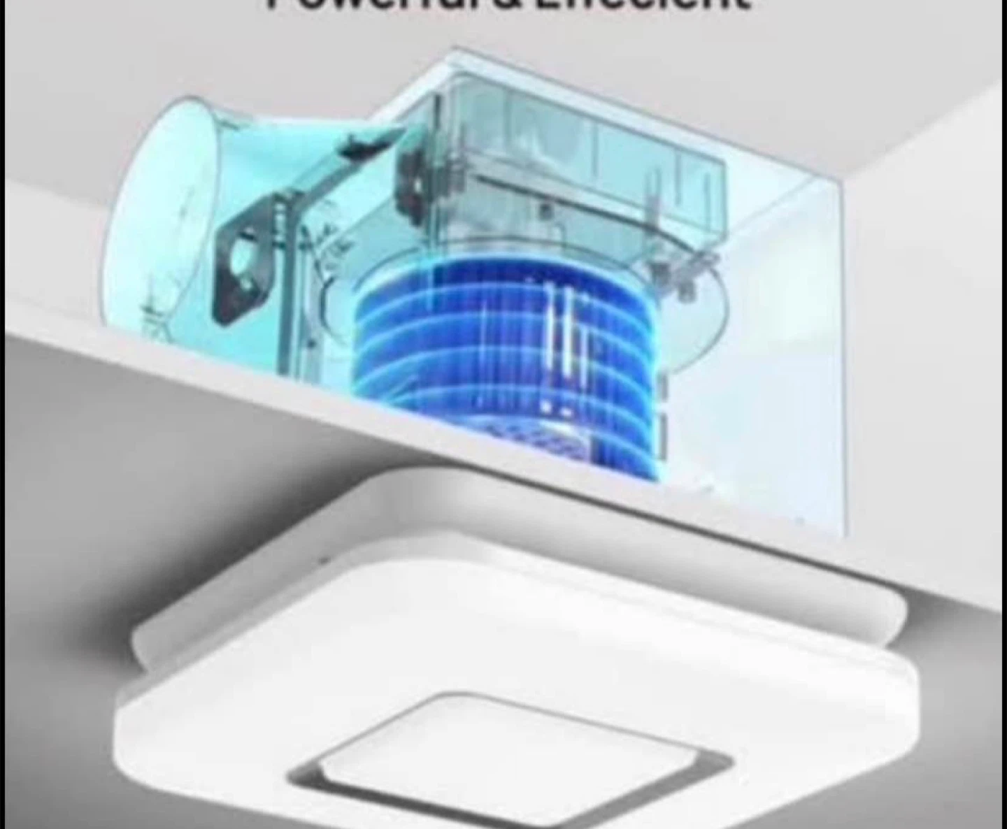Bathroom Exhaust Fan with LED Light