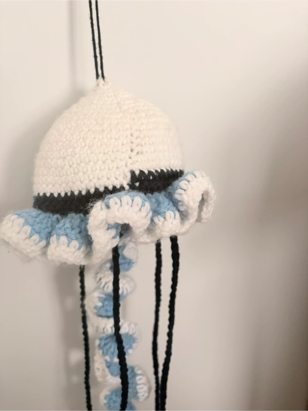 Handmade Crocheted Jellyfish Decoration - photo 2