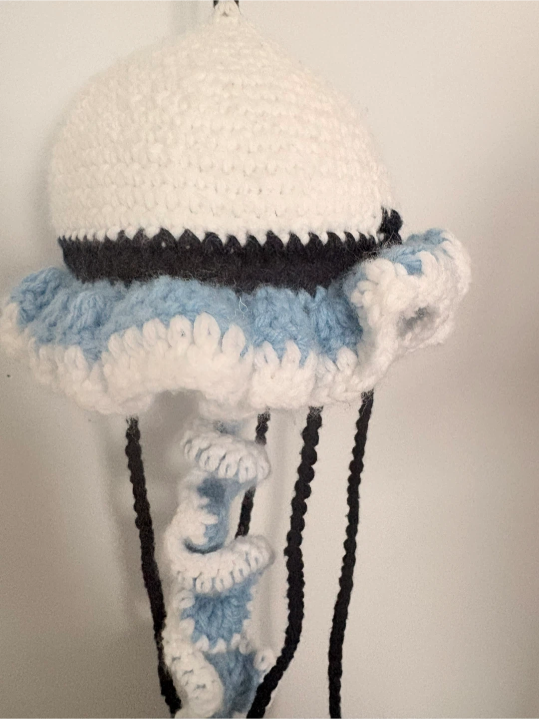 Handmade Crocheted Jellyfish Decoration - photo 5