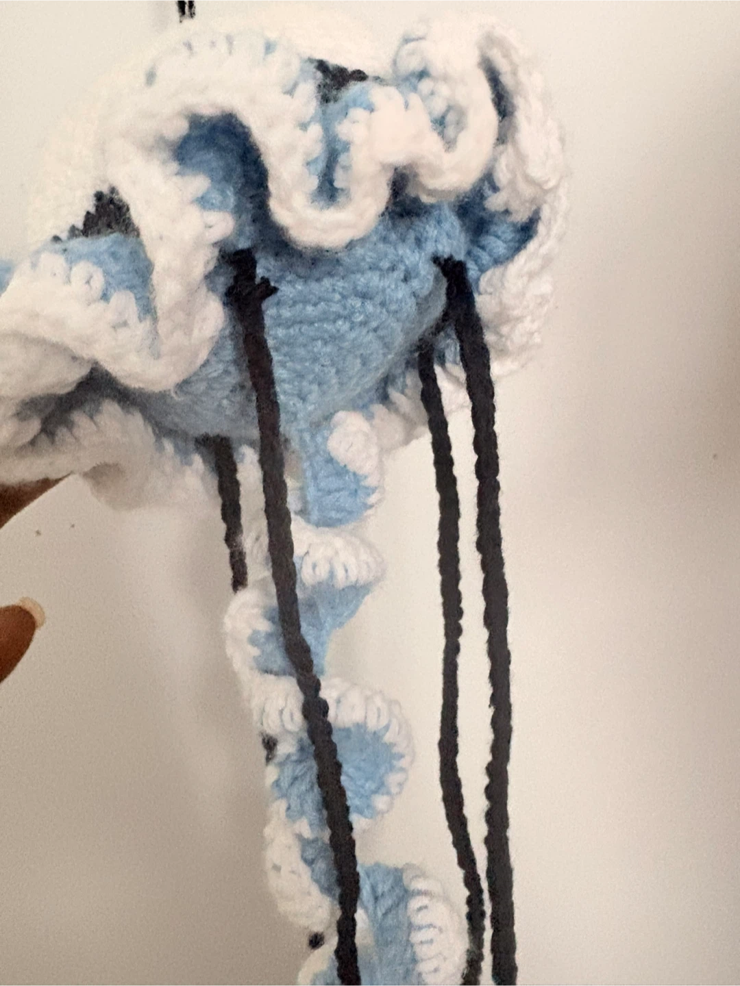 Handmade Crocheted Jellyfish Decoration - photo 3