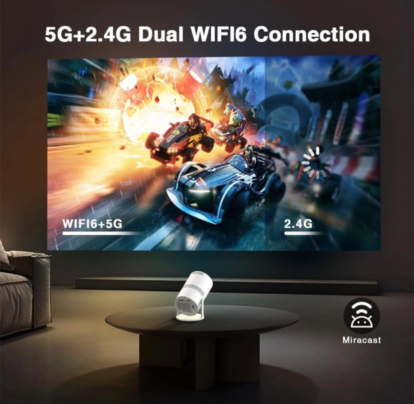 Smart Projector with Android TV Apps - photo 5