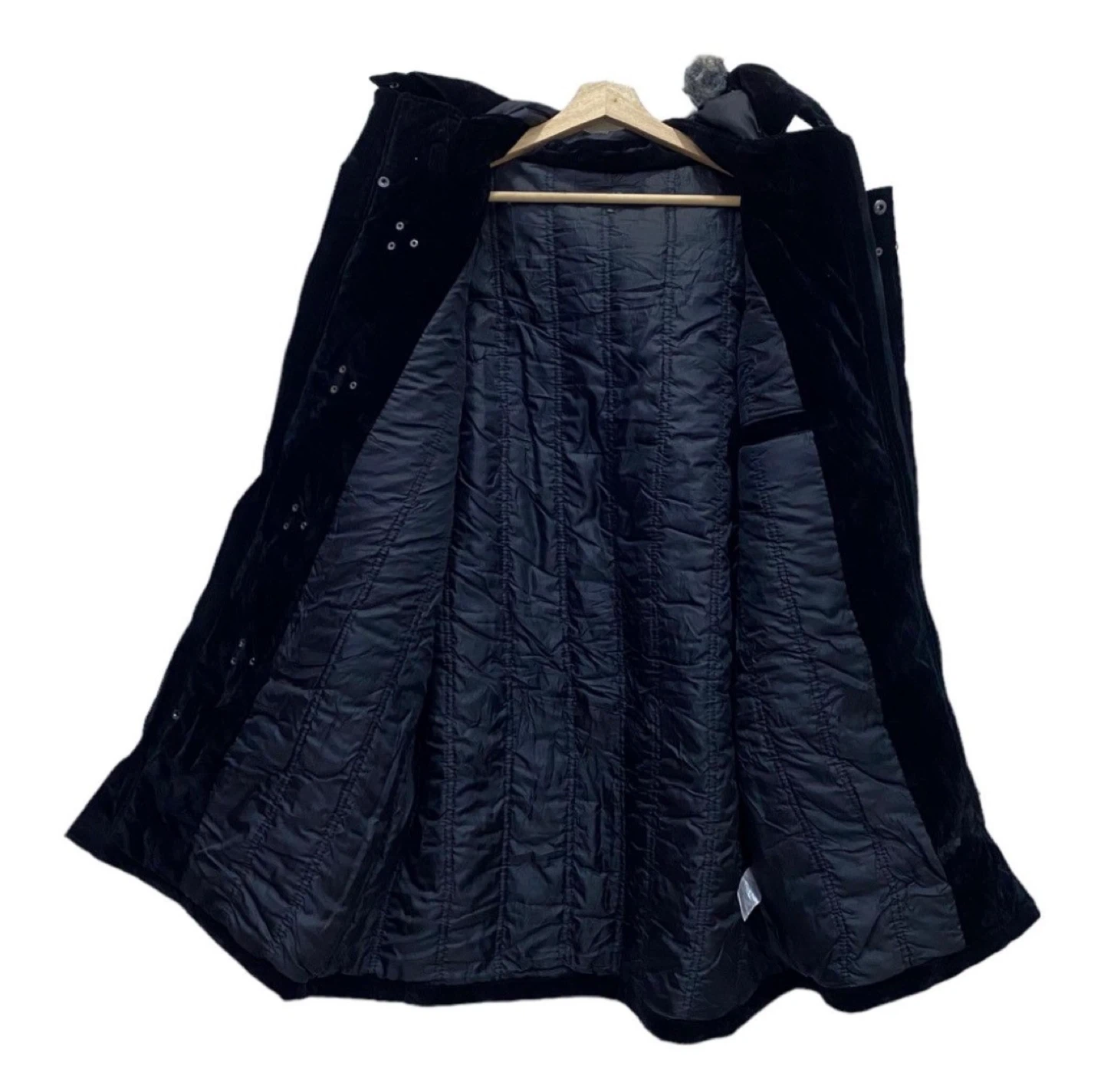 DIAGONAL ARROW MULTI POCKET PARKA VELVET JACKET - photo 3