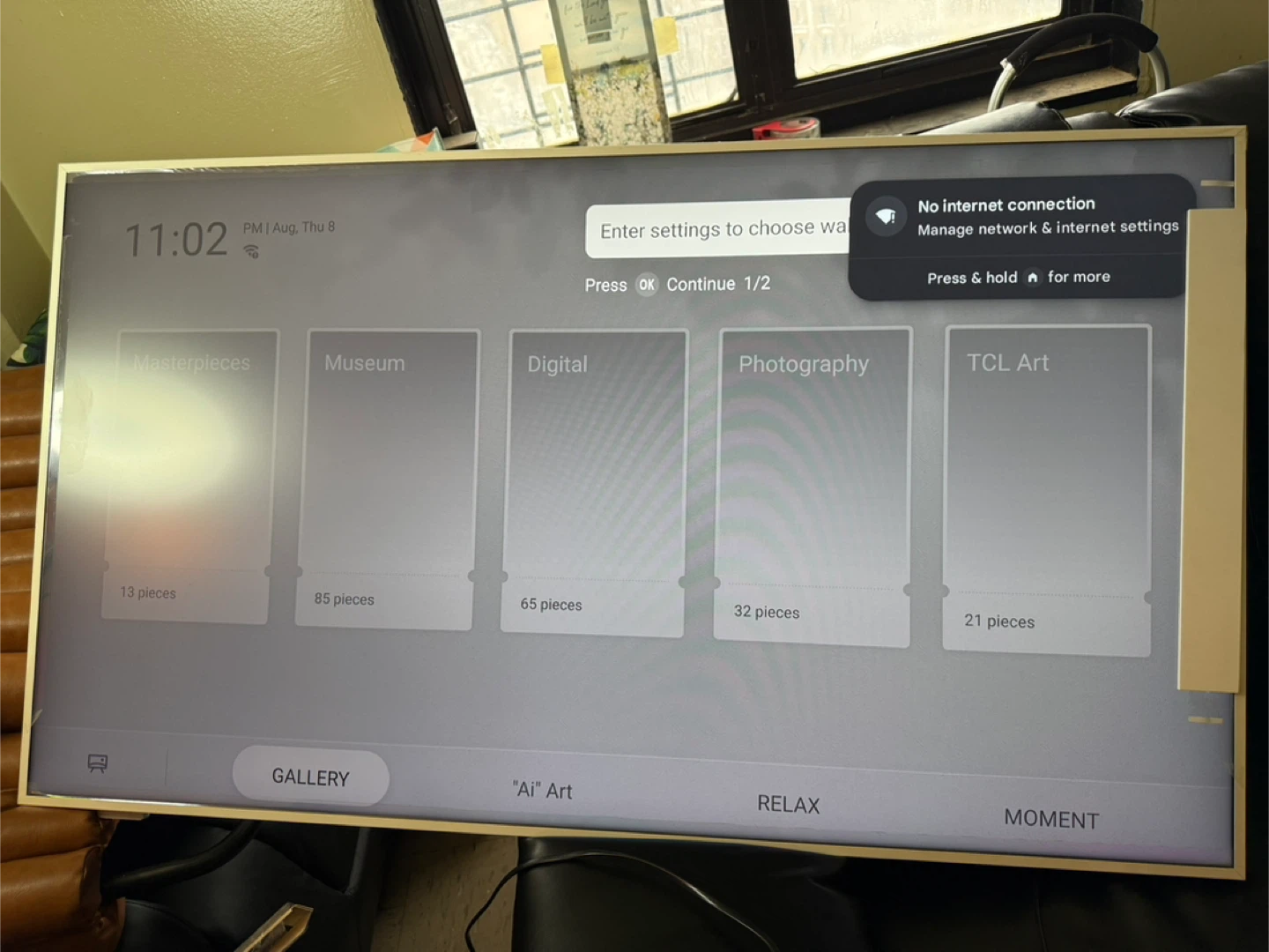 TCL frame tv