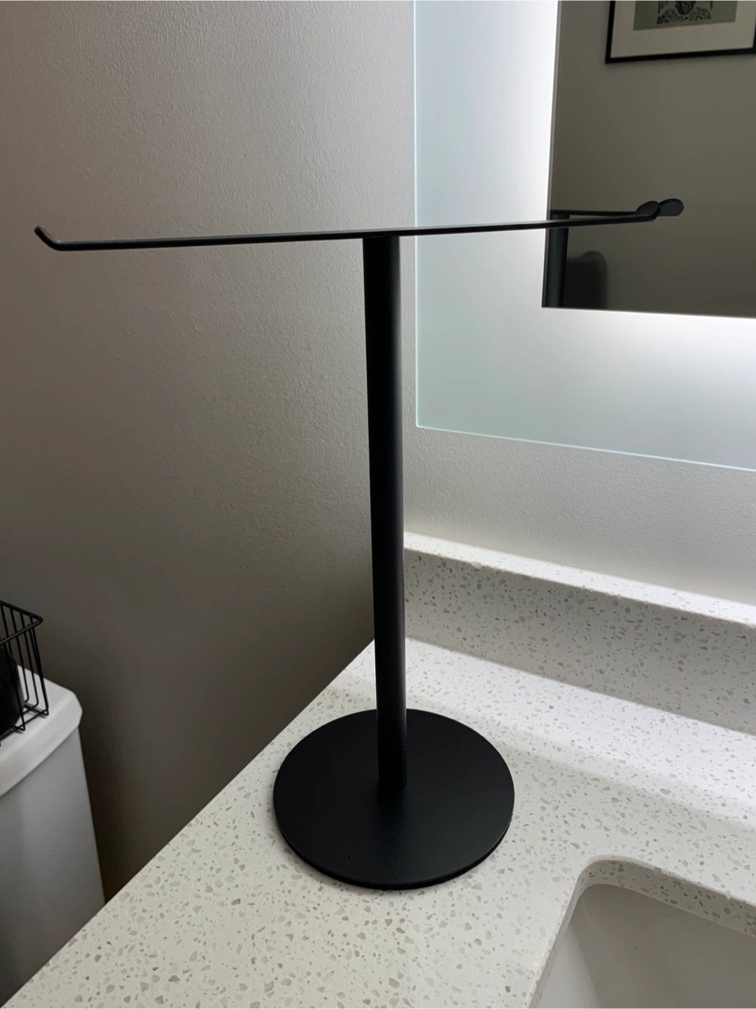 Black Freestanding Multifunctional Holder