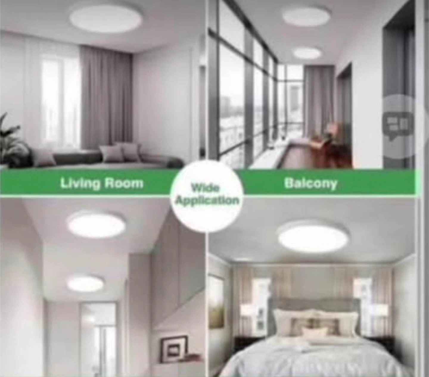15.8 inch LED ceiling light offers wide - photo 2