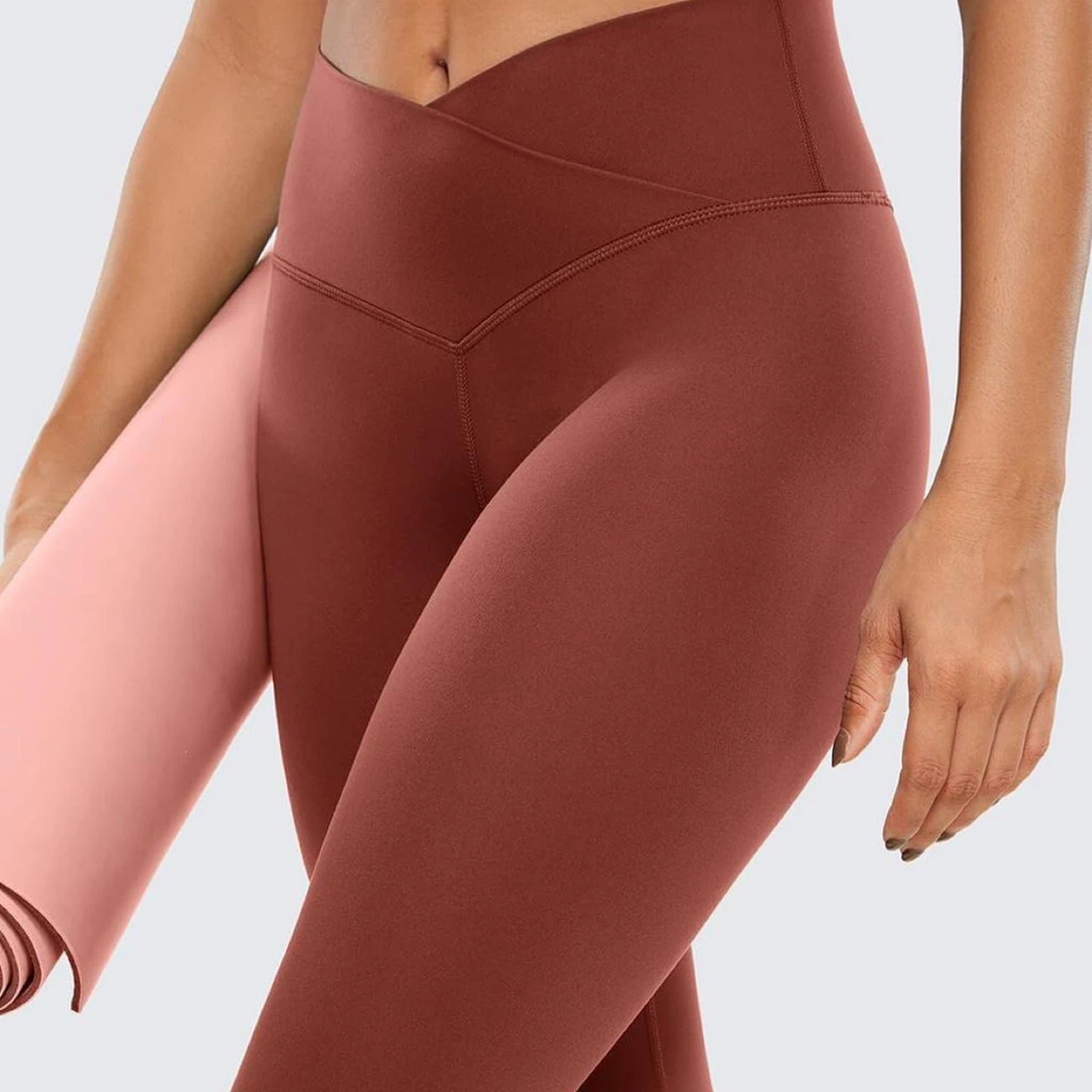 CRZ YOGA Butterluxe Capris Leggings 23"- V Cross Waist - photo 3