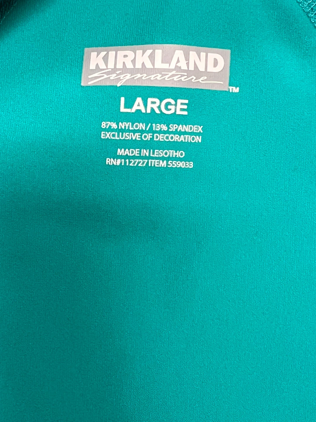 Kirkland Signature Teal Athletic suite- Large - photo 4