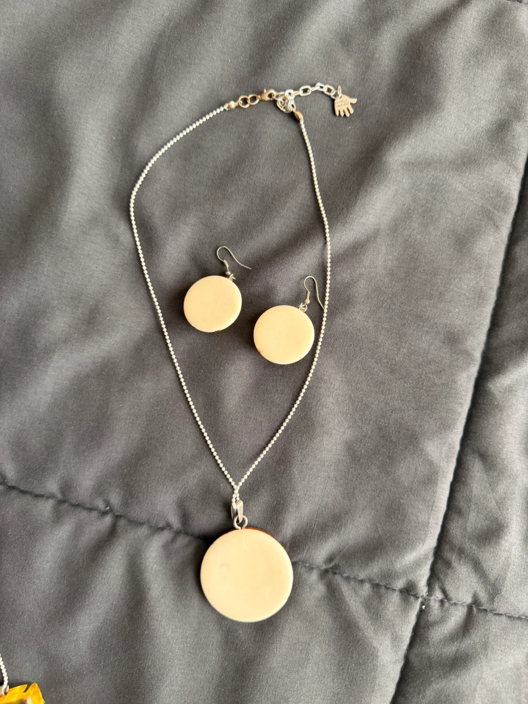 Resin Pendant Necklace, Earrings, and Ring Set🏆 - photo 3