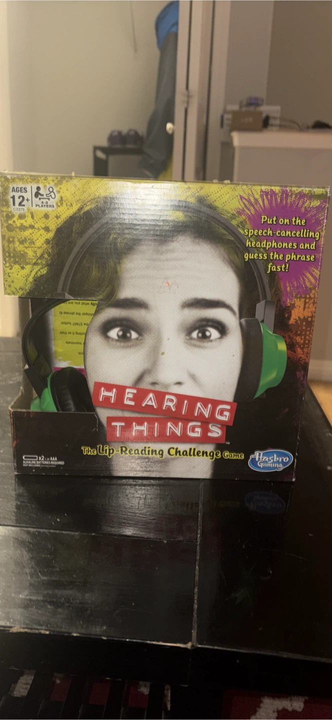 Hasbro Gaming Hearing Things The Lip-Reading Challenge Game