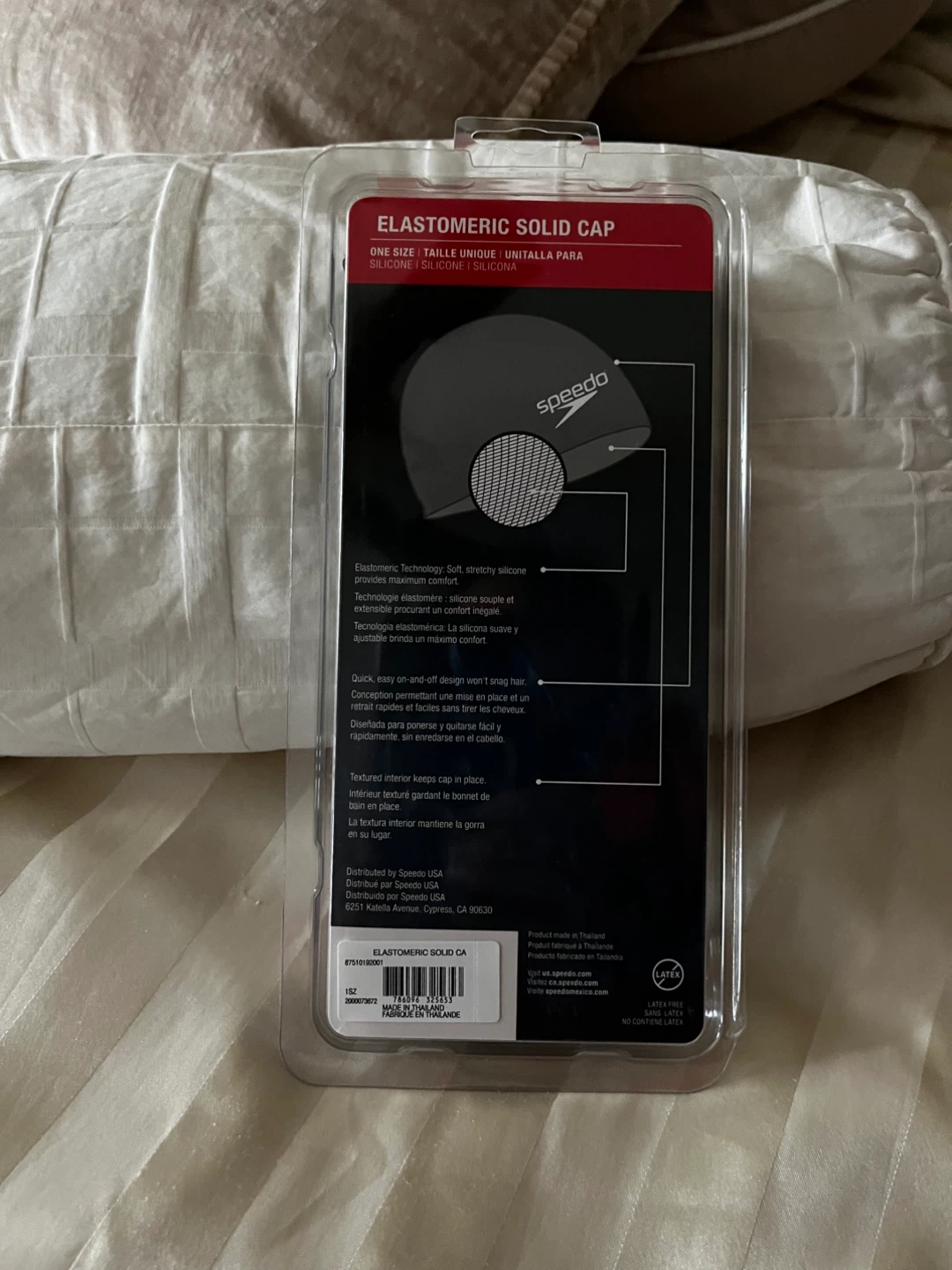 BNIB Speedo Elastomeric Solid Cap - photo 2