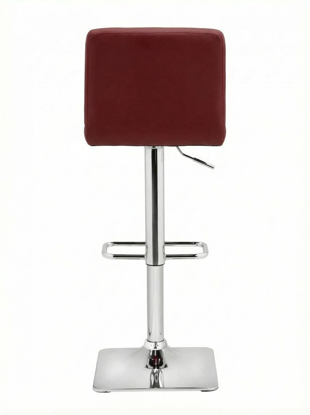 Two Brand New Adjustable Bar Stools - Dark Red - photo 2