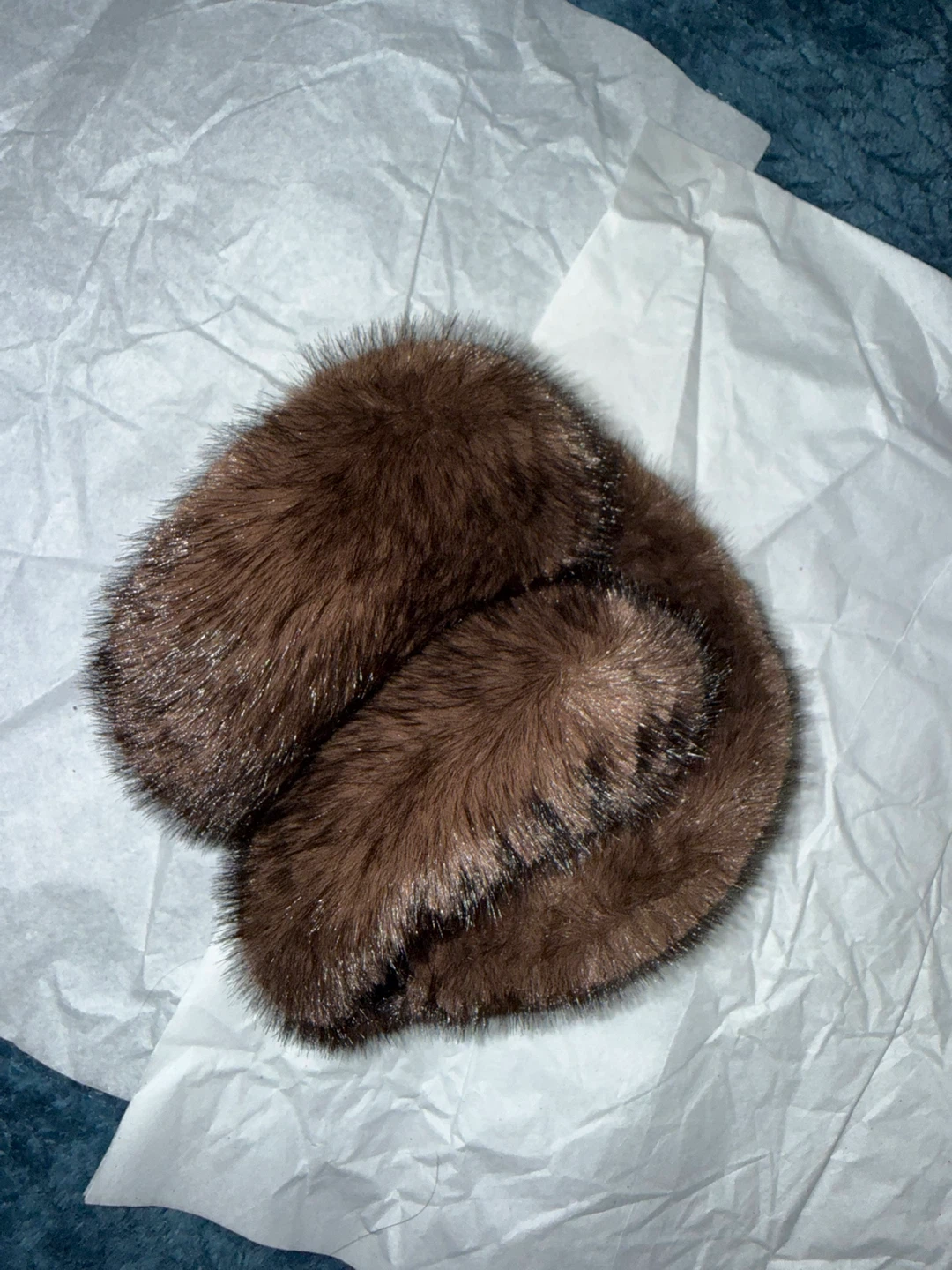 Cider Faux Fur Earmuffs - Brown - One Size - photo 2