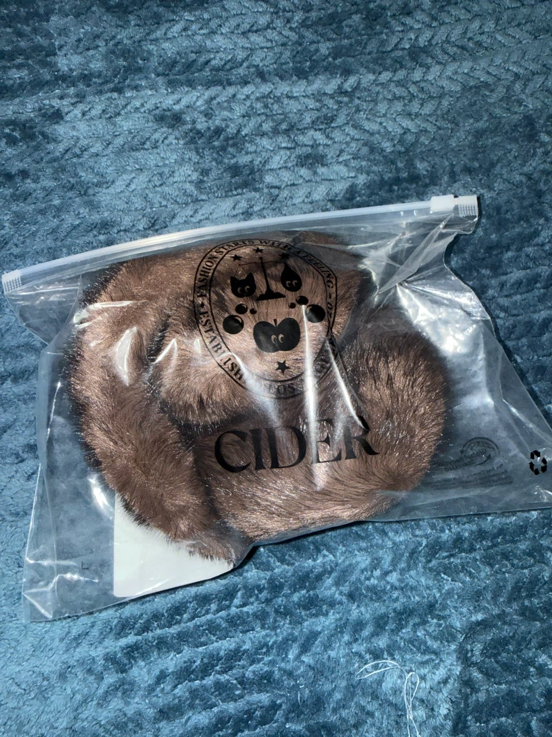 Cider Faux Fur Earmuffs - Brown - One Size - photo 3