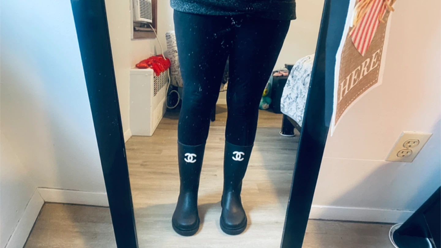 Black Chanel boots size 35 - photo 5
