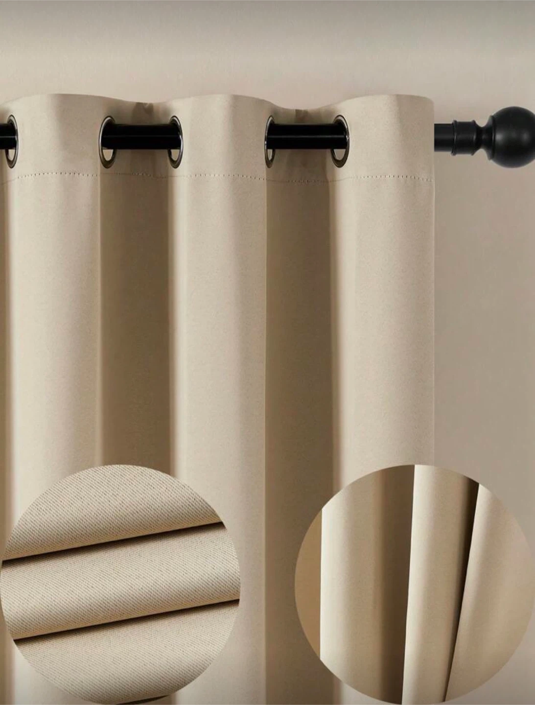 Light Beige Curtains