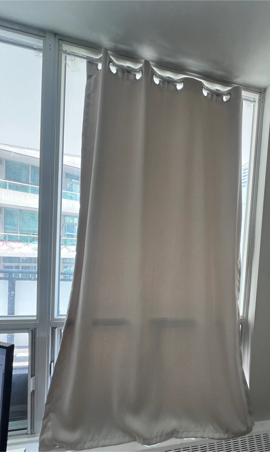 Light Beige Curtains - photo 2