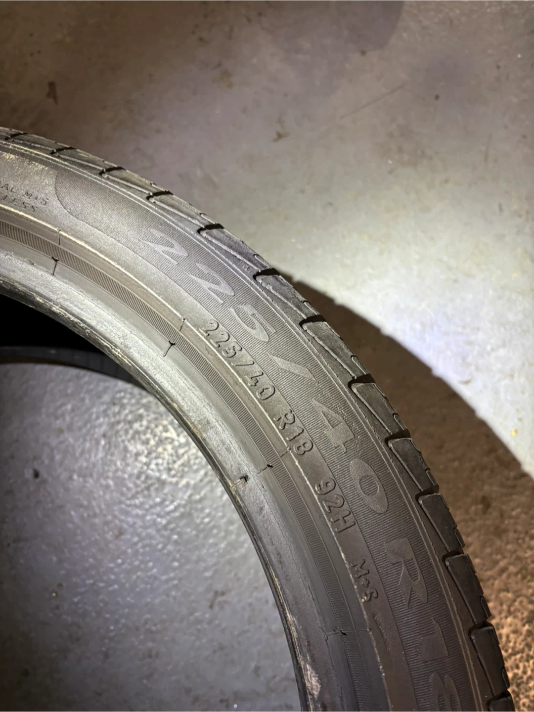 Set of Pirelli P Zero Tires 225/40R18 92H