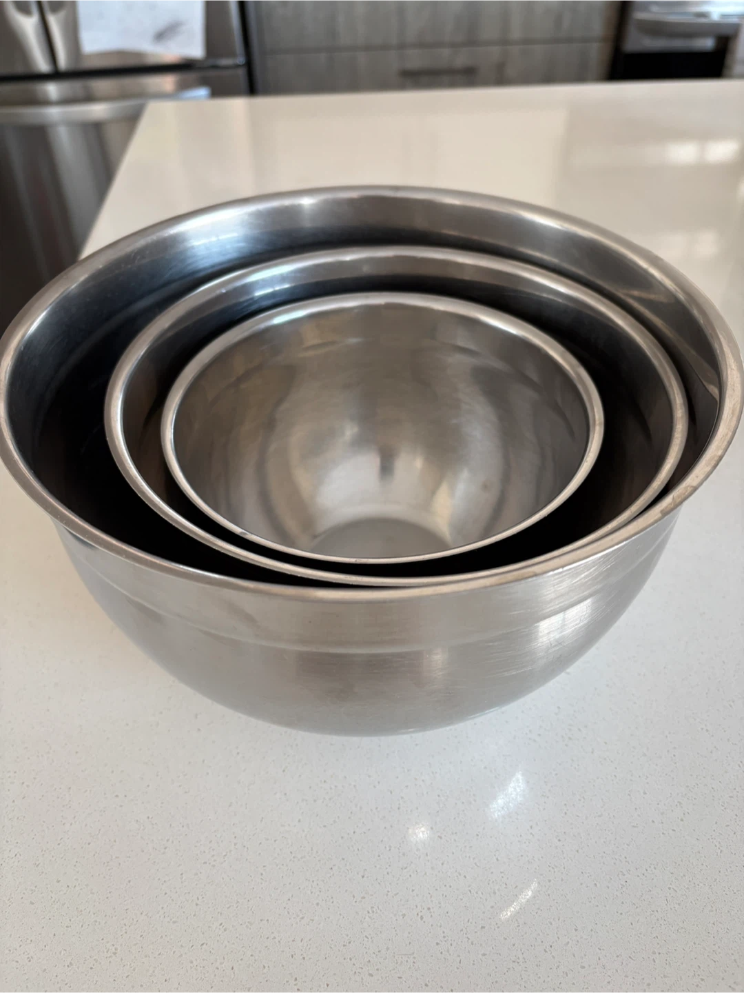 Stainless Steel Mixing Bowls (Set of 3) - photo 2